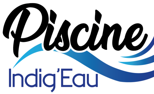 logo piscine indig'eau vecto